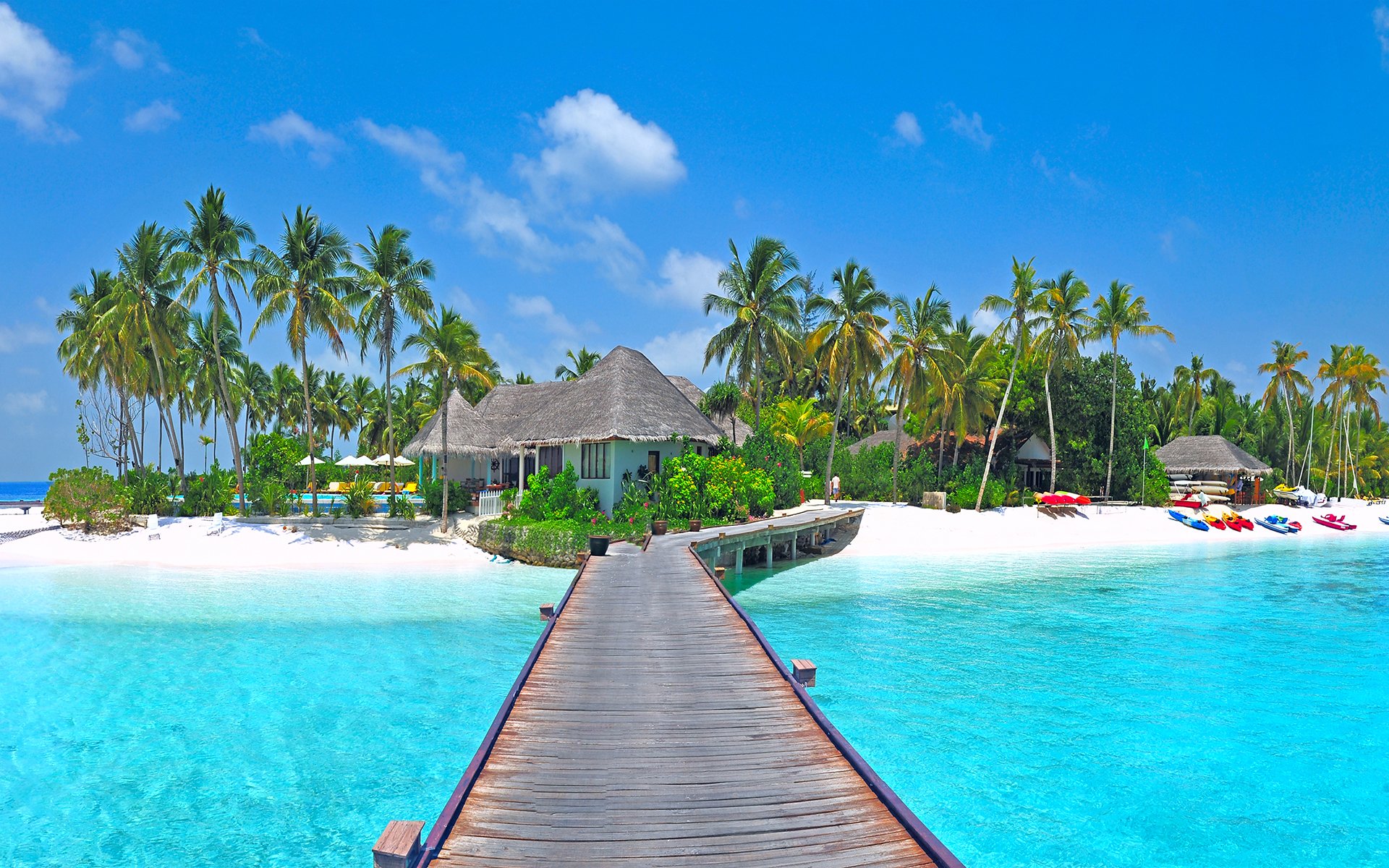 Beautiful tropical beach.